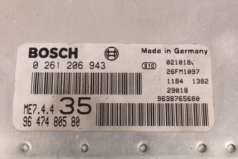 Řídící jednotka motoru 9647480580