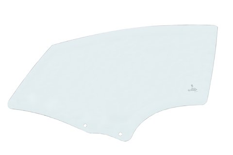 Levé sklo předních dveří (zelené)