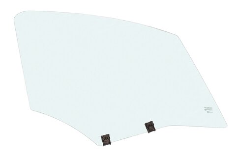 Levé sklo předních dveří (zelené)