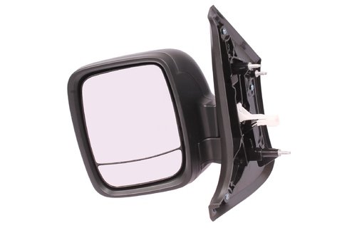 Levé zpětné zrcátko elektricky ovládané vyhřívané - černé - FAST
