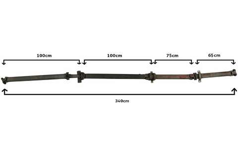 Kardanová hřídel 340cm