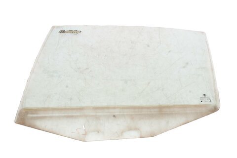 Sklo boční levé zadní stahovací SEDAN zelené