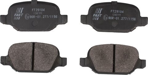 Zadní brzdové destičky