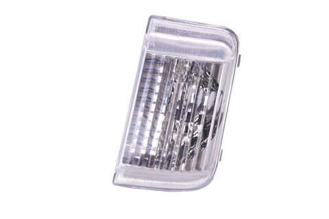 Blikač do zpětného zrcátka pravý P (bílý) - oranžová žárovka