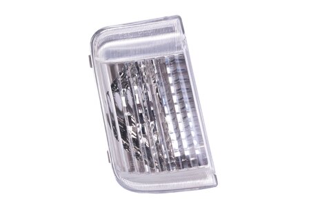 Blikač do zpětného zrcátka levý L (bílý) - oranžová žárovka