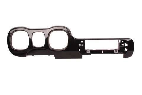 Rámeček přístrojového štítu a rádia černý lesklý