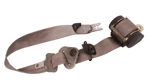 Levý přední navíječ pásu - tmavě béžová