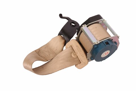 Bezpečnostní pás zadní centrální béžový