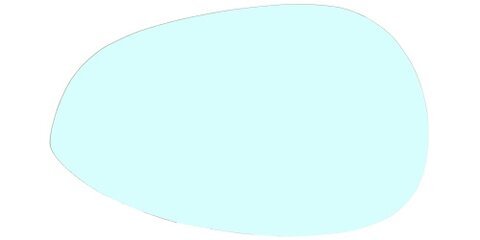 Sklo zpětného zrcátka pravé P