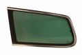 Sklo boční levé zadní kufr combi tmavě zelené (chromová lišta) 3C9845297AL