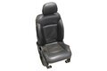 Sedačka spolujezdce komplet elektrická černá kůže PAN-1HL