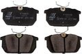 Brzdové destičky zadní