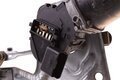 Motorek předního stěrače obdélníkový konektor (4-piny) 7701206549