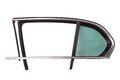 Sklo boční s těsněním levé tm.zelené sedan (chrom lišta) 3T5845209AN