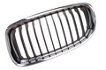 Mřížka kapoty (ledvinka) levá černá   chrom 2007- 51137201967