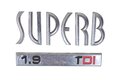 Nápis Superb 1.9 TDI  3U5853687C
