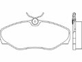 Brzdové destičky přední  ZIMMERMANN