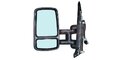 Levé zpětné zrcátko elektrické ovládané vyhřívané střední (rameno 130mm)