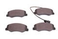 Brzdové destičky zadní náprava (dvojmontáž)