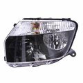 Přední světlo H7 H1 (ovládané lankem), černý rámeček (verze 4x4) levé L