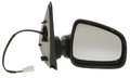 Pravé zpětné zrcátko elektricky ovládané černé teplotním čidlem ORIGINAL