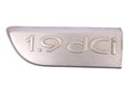 Nápis levé přední lišty dveří - 1.9 dCi - stříbrný