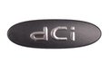 Nápis přední lišty dveří - dCi - černý