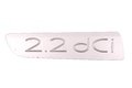 Nápis levé přední lišty dveří - 2.2 dCi - stříbrný