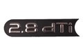 Nápis levé přední lišty dveří - 2.8dTi - černý