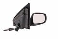 Pravé zpětné zrcátko mechanicky ovládané s teplotním čidlem - černé