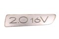 Nápis pravé přední lišty dveří - 2.0 16V - stříbrný