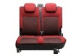 Sedačka zadní dvojsedák komplet červeno - černá (SEDTS-182/A)